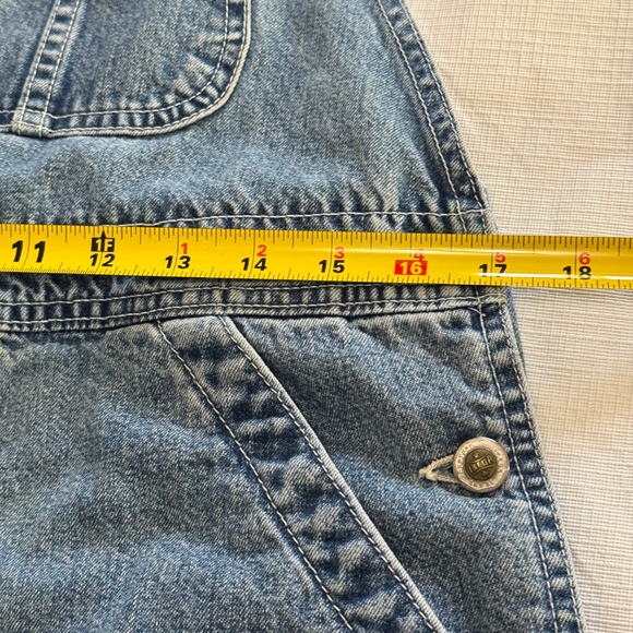 Vintage Ikeda Stylish Blue Denim Romper - Picture 4 of 8